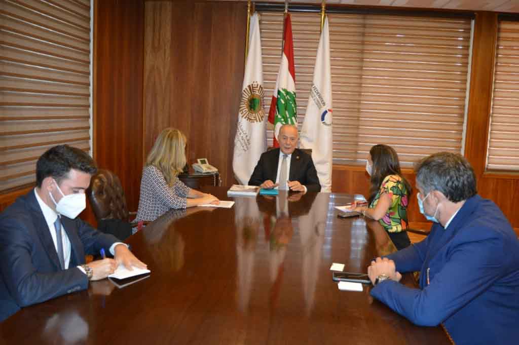 بومباردييري خلال لقائها دبوسي: "مشاريع غرفة طرابلس الكبرى تعزز الشراكة الإيطالية اللبنانية"