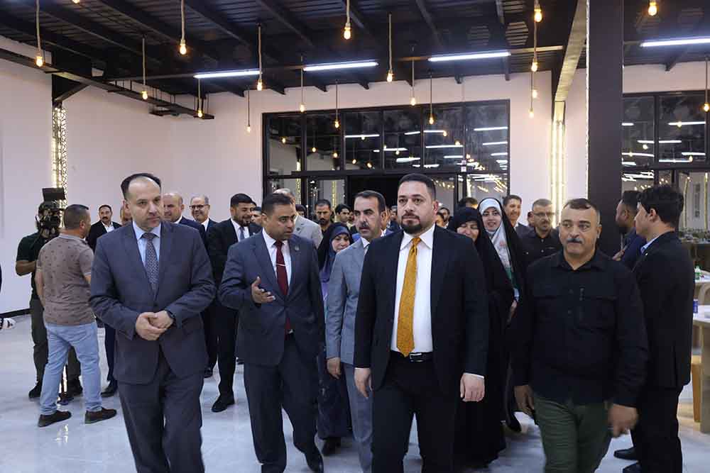 العراق : بحضور شخصيات أكاديمية وسياسية المعهد التقني النجف يشهد افتتاح النادي الطلابي