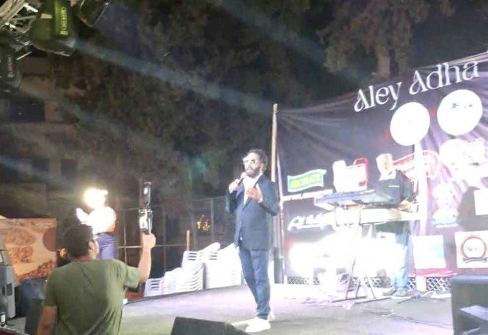 نجم ارب ايدول الفنان وائل قباني يحيي مهرجان aley adha festival في عاليه.....