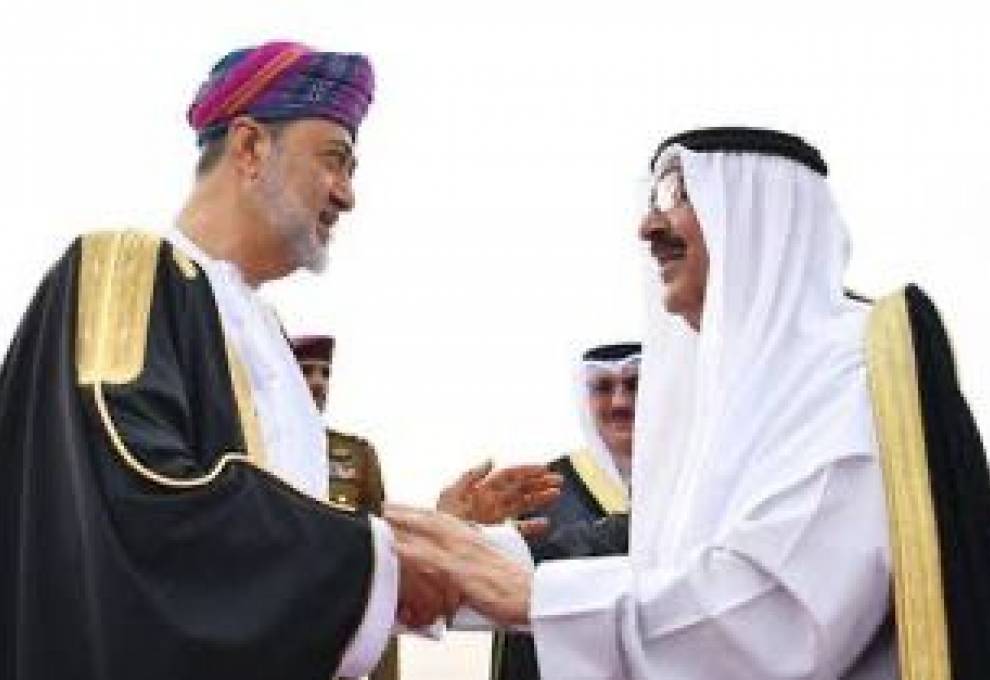 الشيخ فيصل الحمود : الكويت ترحب بزيارة جلالة السلطان هيثم بن طارق