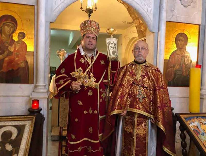 رئيس اساقفة طرابلس وسائر الشمال للروم الملكيين الكاثوليك المطران إدوار ضاهر