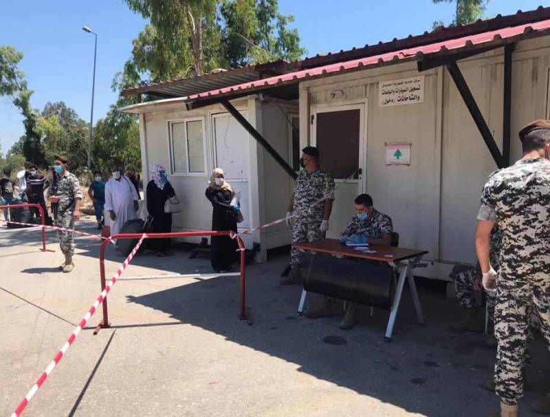 المرحلة السابعة من دخول اللبنانيين عبر العبودية باشراف الامن العام : تدابير احترازية وقائية