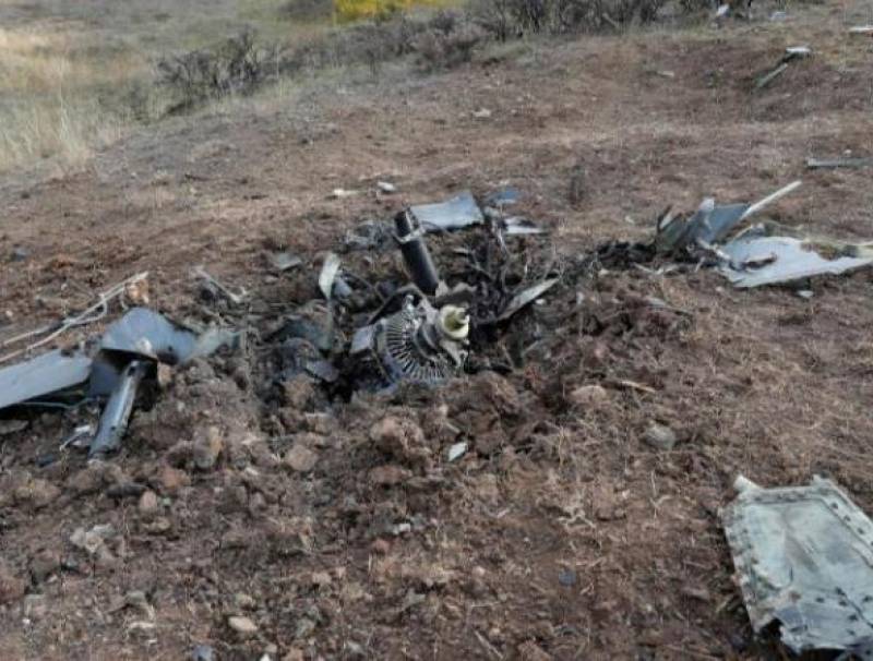 تحطم طائرة مسيرة مجهولة عند حدود إيران مع أذربيجان