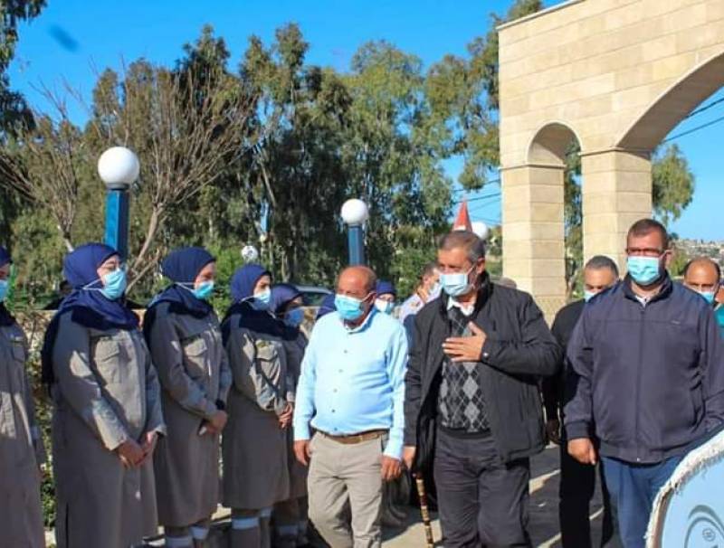 قبيسي تفقد مركز الحجر الصحي في محمية كفرصير في النبطية