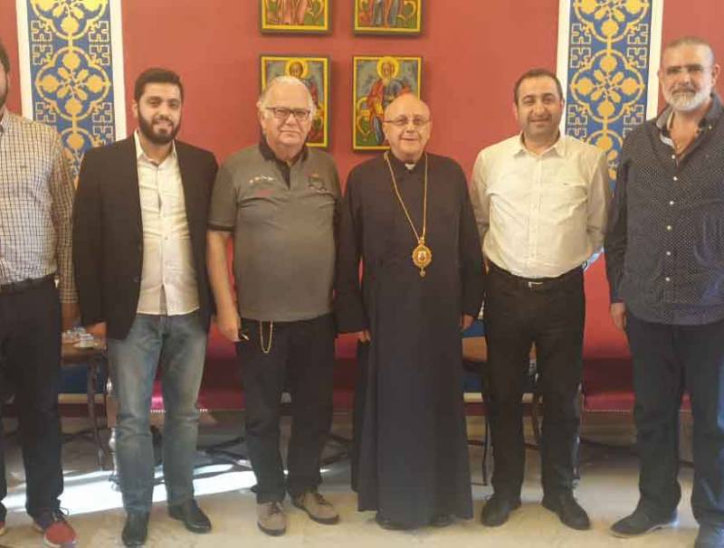المطران درويش عرض الأوضاع مع الوزير السابق غسان عطالله