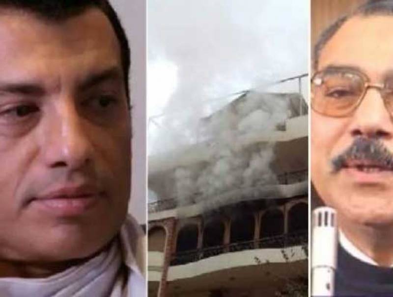 فيديو وصور: مصرع والد الفنان إيهاب توفيق اختناقاً جراء حريق بمنزله