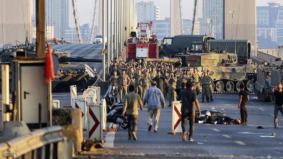  تركيا تقمع مظاهرة "المتصدين للانقلاب" بعدما طالبوا بتعويضهم