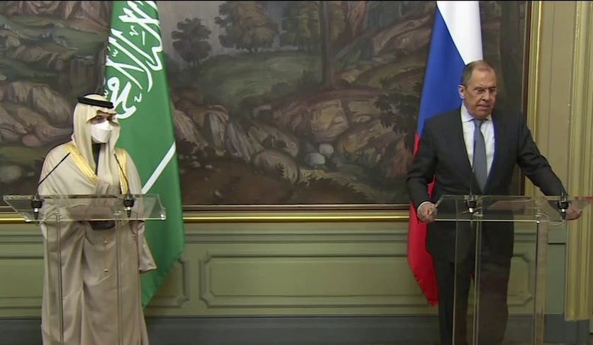 وزير الخارجية السعودي خلال لقائه نظيره الروسي: سوريا تستحق الاستقرار والعودة إلى محيطها العربي والإقليمي