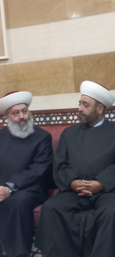 عريمط قدم التعازي على رأس وفد من سهل عكار بالشيخ أحمد شعيب الرفاعي