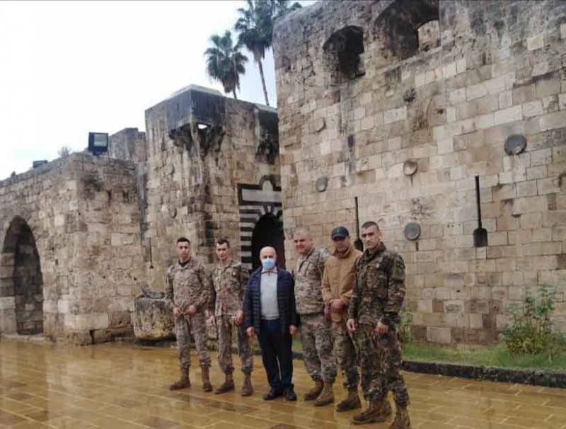 الجيش أنجز أعمال ترميم جدران قلعة طرابلس وتنظيفها